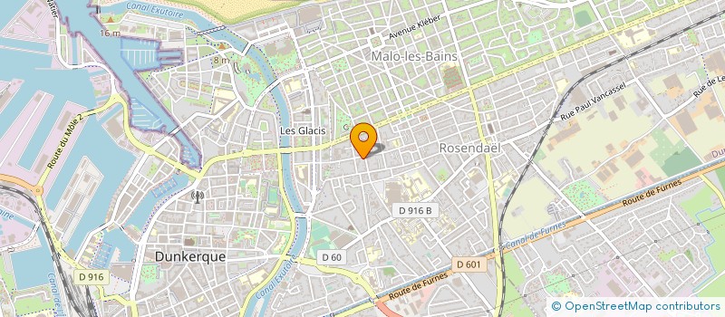 localisation de l'entreprise SCI DEBOES DUNKERQUE à DUNKERQUE