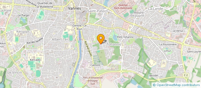 localisation de l'entreprise SCI DEBOIS à VANNES