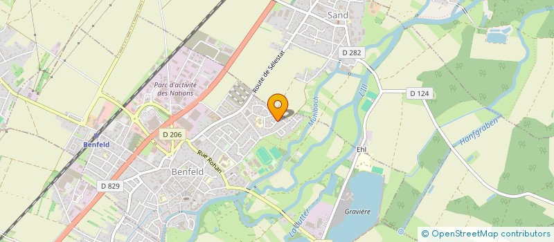 localisation de l'entreprise SCI DEBORA  BENFELD