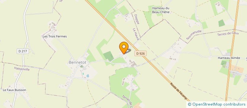 localisation de l'entreprise SCI DEBORAH  TERRES-DE-CAUX