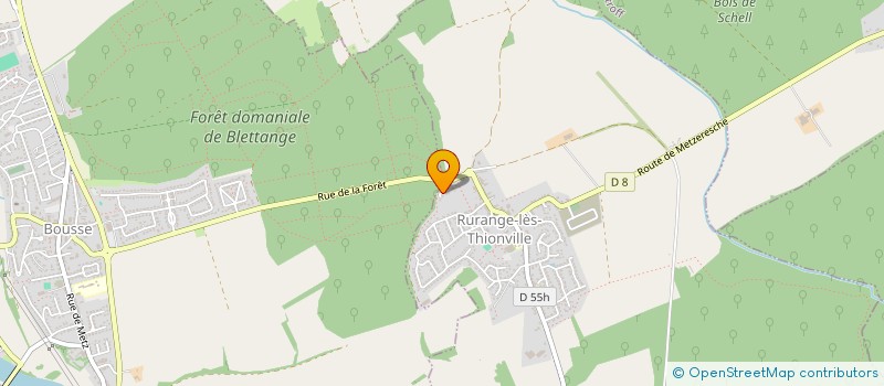 localisation de l'entreprise SCI DEBORAH  RURANGE-LES-THIONVILLE