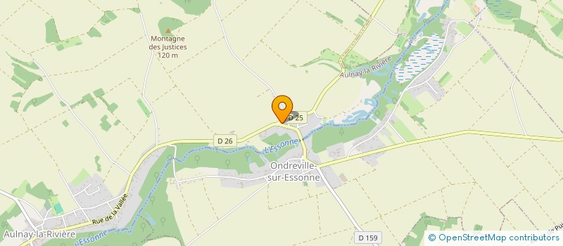 localisation de l'entreprise SCI DEBORDE & ASSOCIES à AULNAY-LA-RIVIERE