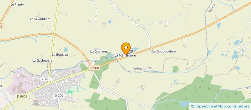 localisation de l'entreprise SCI DEBOU  NUAILLE