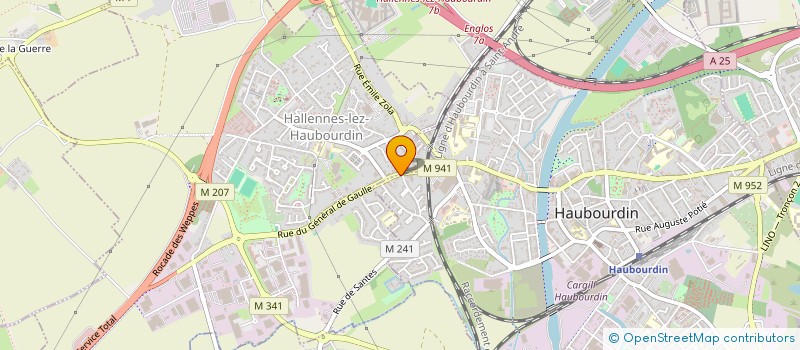 localisation de l'entreprise SCI DEBOU  HAUBOURDIN