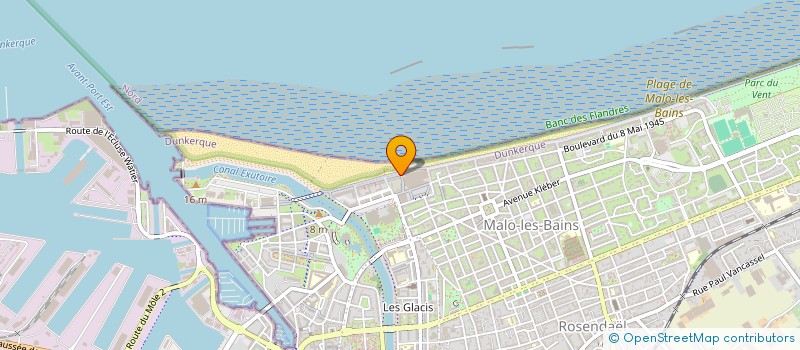 localisation de l'entreprise SCI DEBRABANT à DUNKERQUE