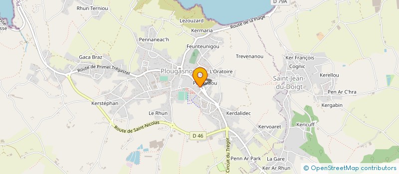 localisation de l'entreprise SCI DEBRAND  PLOUGASNOU