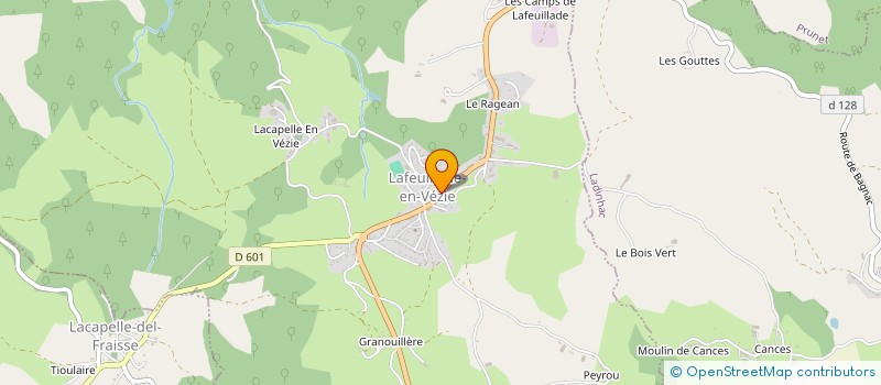 localisation de l'entreprise SCI DEBRAY CHEROUX à LAFEUILLADE-EN-VEZIE