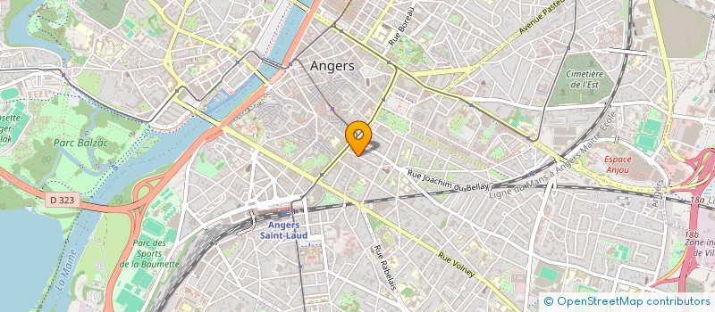 localisation de l'entreprise SCI DEBREGOR à ANGERS