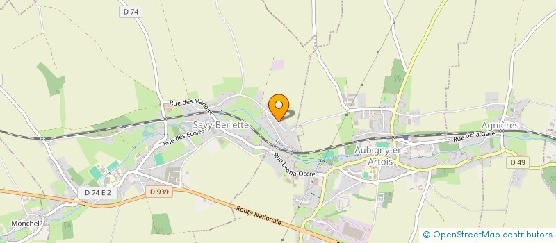 localisation de l'entreprise SCI DEBRET IMMO  SAVY-BERLETTE