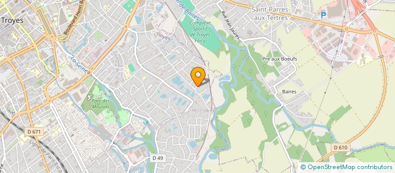 localisation de l'entreprise SCI DEBRIGAND à TROYES
