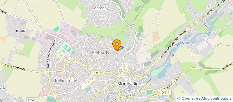 localisation de l'entreprise SCI DEBRIS FRERES  MONTIVILLIERS