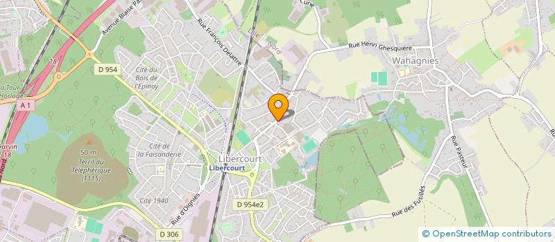 localisation de l'entreprise SCI DEBROCK  LIBERCOURT