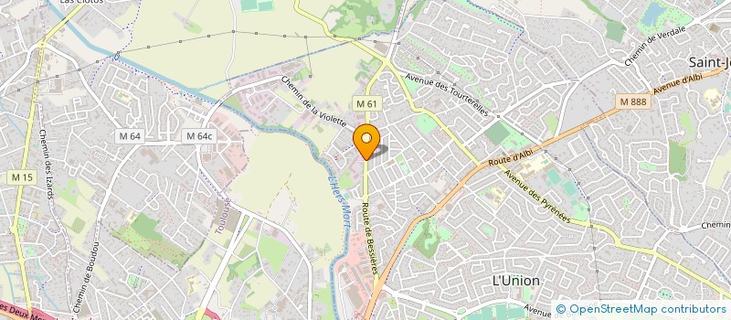 localisation de l'entreprise SCI DEBROUSSE à L'UNION
