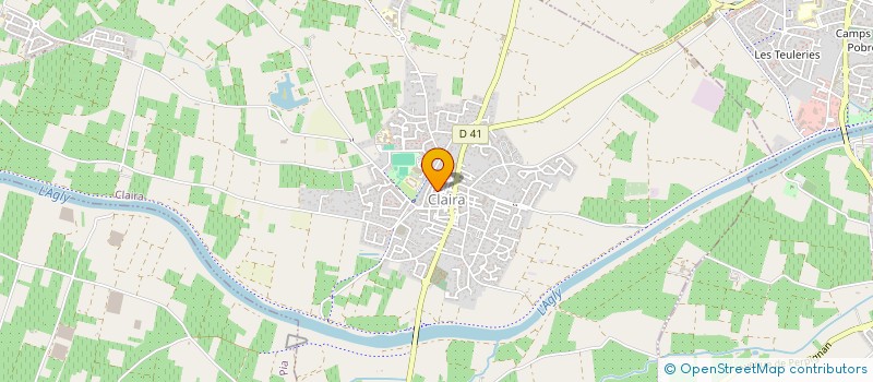 localisation de l'entreprise SCI DEBRUS  CLAIRA