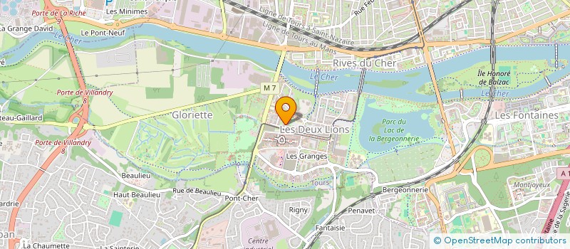 localisation de l'entreprise SCI DEBRUSA  TOURS