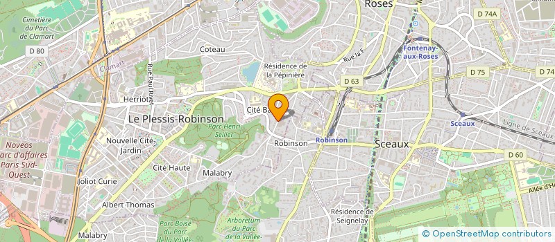 localisation de l'entreprise SCI DEBUCEY à LE PLESSIS-ROBINSON