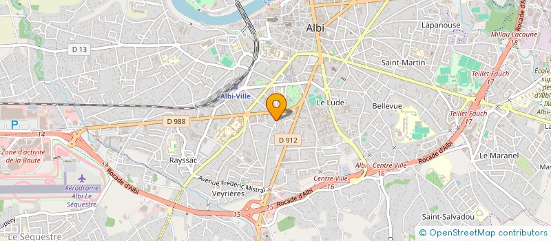 localisation de l'entreprise SCI DEBUISSER à ALBI