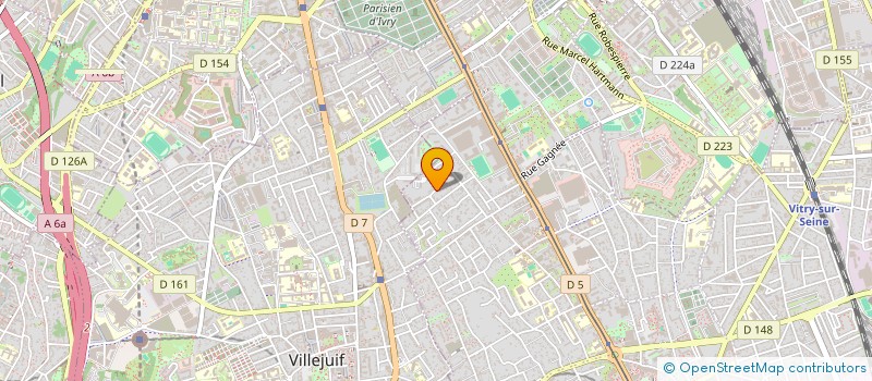 localisation de l'entreprise SCI DEBUSSY  VITRY-SUR-SEINE