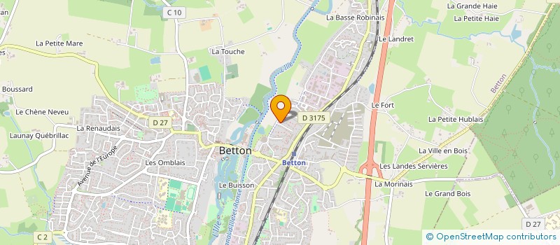 localisation de l'entreprise SCI DEBUSSY  BETTON