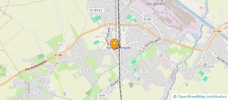 localisation de l'entreprise SCI DEBUT  ISBERGUES