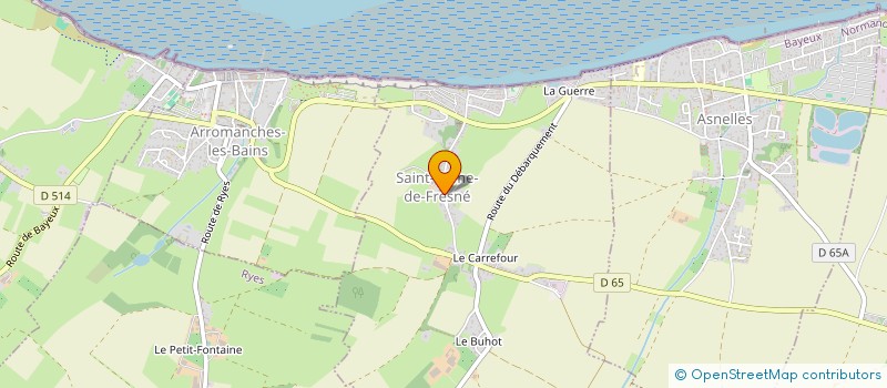 localisation de l'entreprise SCI DEBYA  SAINT-COME-DE-FRESNE