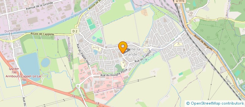 localisation de l'entreprise SCI DEBYSER FOSSE  CAPPELLE-LA-GRANDE