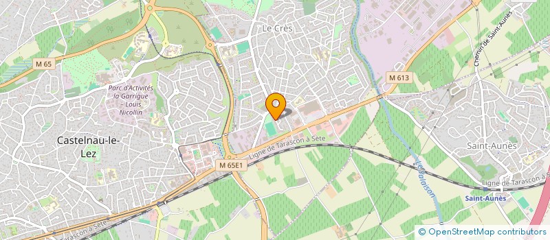 localisation de l'entreprise SCI  DEC  LE CRES