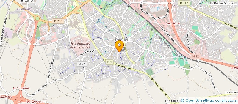 localisation de l'entreprise SCI DEC'ARTH  TREGUEUX