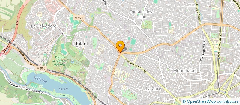 localisation de l'entreprise SCI DEC'INVEST à DIJON