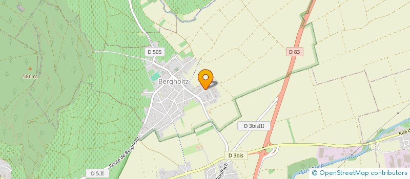 localisation de l'entreprise SCI DEC LOGISTIQUE  BERGHOLTZ