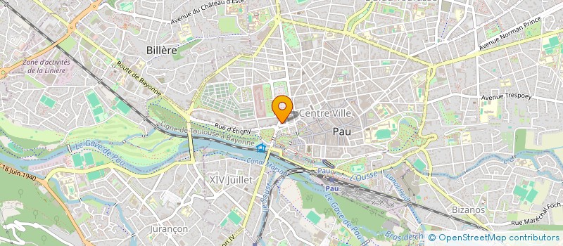 localisation de l'entreprise SCI DECA à PAU