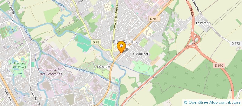 localisation de l'entreprise SCI DECA  PONT-SAINTE-MARIE