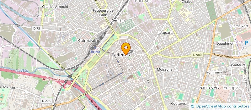 localisation de l'entreprise SCI DECAFEDIM  REIMS