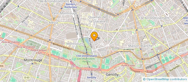 localisation de l'entreprise SCI DECAGNY  PARIS