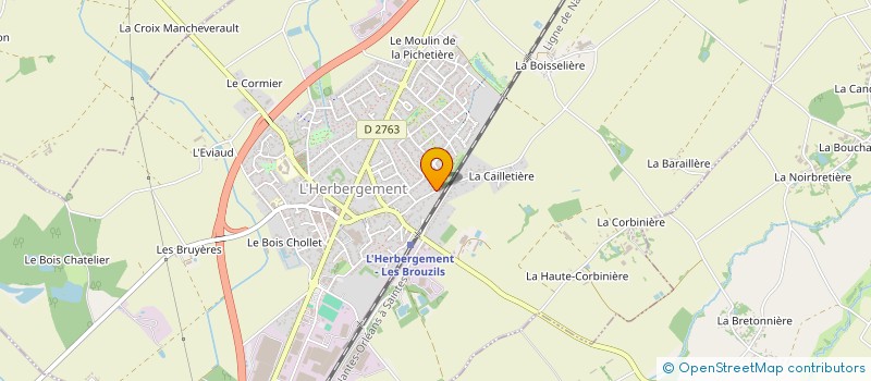 localisation de l'entreprise SCI DECAGON  L'HERBERGEMENT