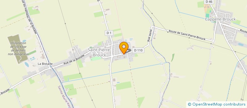 localisation de l'entreprise SCI DECALF  SAINT-PIERRE-BROUCK