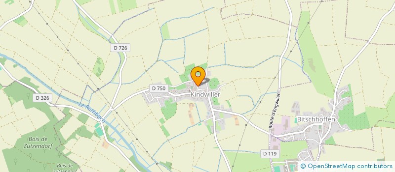 localisation de l'entreprise SCI DECALIE  KINDWILLER