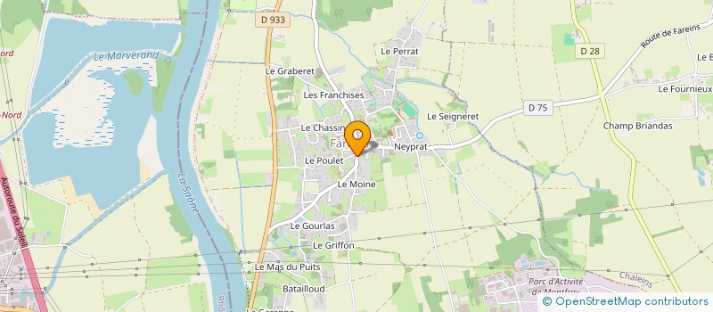 localisation de l'entreprise SCI DECALIED  FAREINS