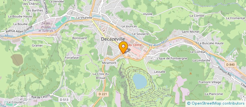 localisation de l'entreprise SCI DECALOC  DECAZEVILLE