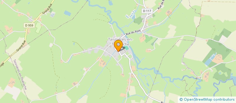 localisation de l'entreprise SCI DECAM à TAISNIERES-EN-THIERACHE