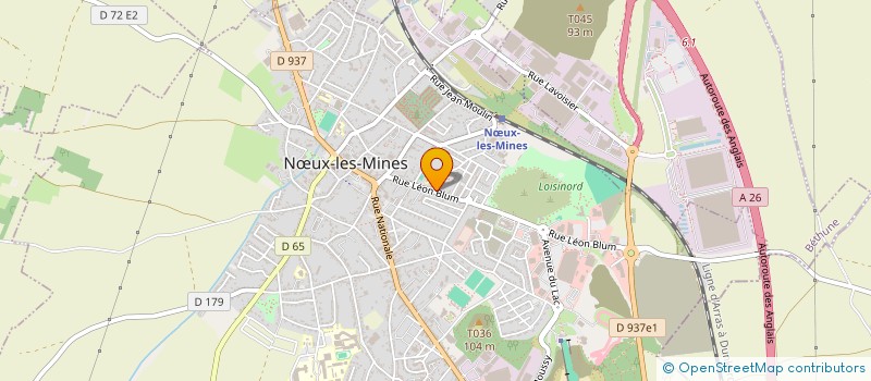 localisation de l'entreprise SCI DECAN  NUX-LES-MINES