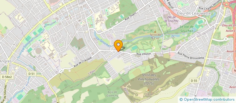 localisation de l'entreprise SCI DECAPHI  LIEVIN