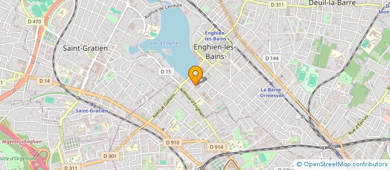 localisation de l'entreprise SCI DECAPPART2792 à ENGHIEN-LES-BAINS