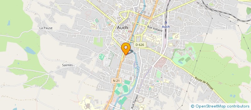 localisation de l'entreprise SCI DECAR  AUCH