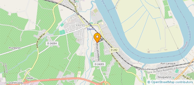 localisation de l'entreprise SCI DECARILLO  VAYRES