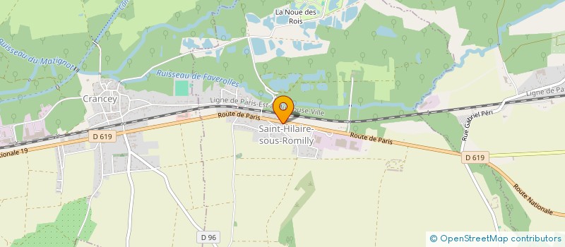 localisation de l'entreprise SCI DECAU  SAINT HILAIRE SOUS ROMILLY