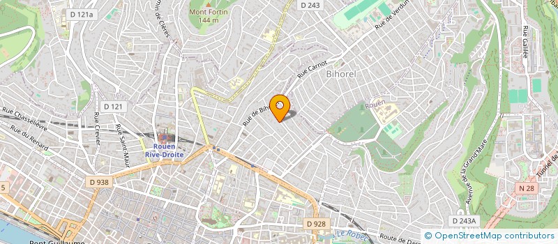 localisation de l'entreprise SCI DECAUX COTE D'ALBATRE à ROUEN