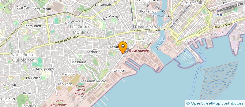 localisation de l'entreprise SCI DECEMBRE  BREST