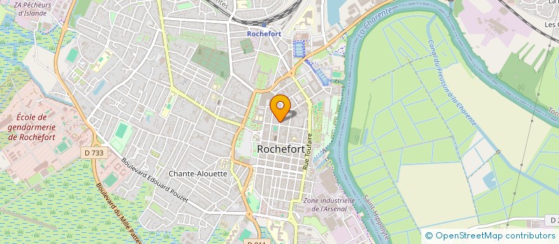 localisation de l'entreprise SCI DECHACO  ROCHEFORT