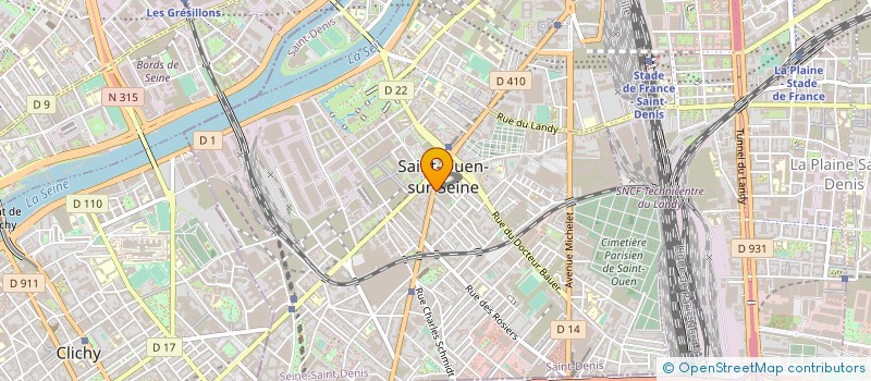 localisation de l'entreprise SCI DECHADROL à SAINT-OUEN-SUR-SEINE